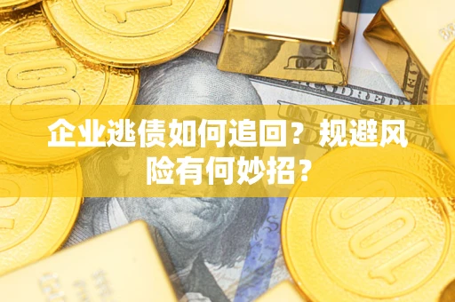武汉企业逃债如何追回？规避风险有何妙招？