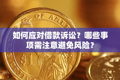 武汉如何应对借款诉讼？哪些事项需注意避免风险？