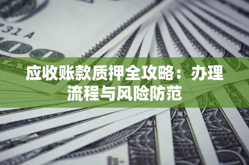 武汉应收账款质押全攻略：办理流程与风险防范