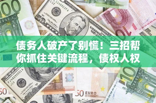 武汉债务人破产了别慌！三招帮你抓住关键流程，债权人权益不再缩水