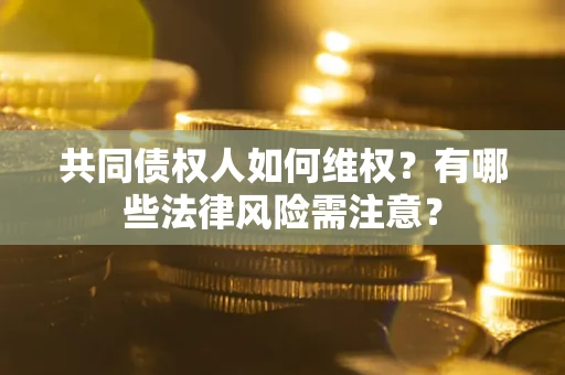 武汉共同债权人如何维权？有哪些法律风险需注意？