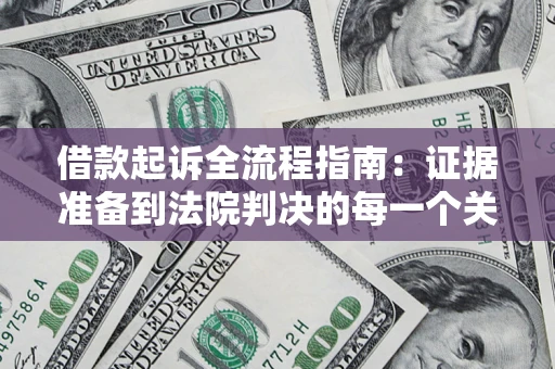 武汉借款起诉全流程指南：证据准备到法院判决的每一个关键步骤