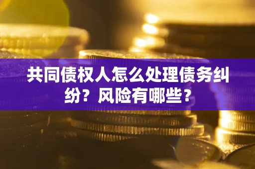 武汉共同债权人怎么处理债务纠纷？风险有哪些？